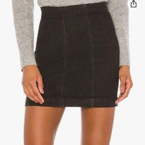 Free People Modern Femme Denim Mini Skirt